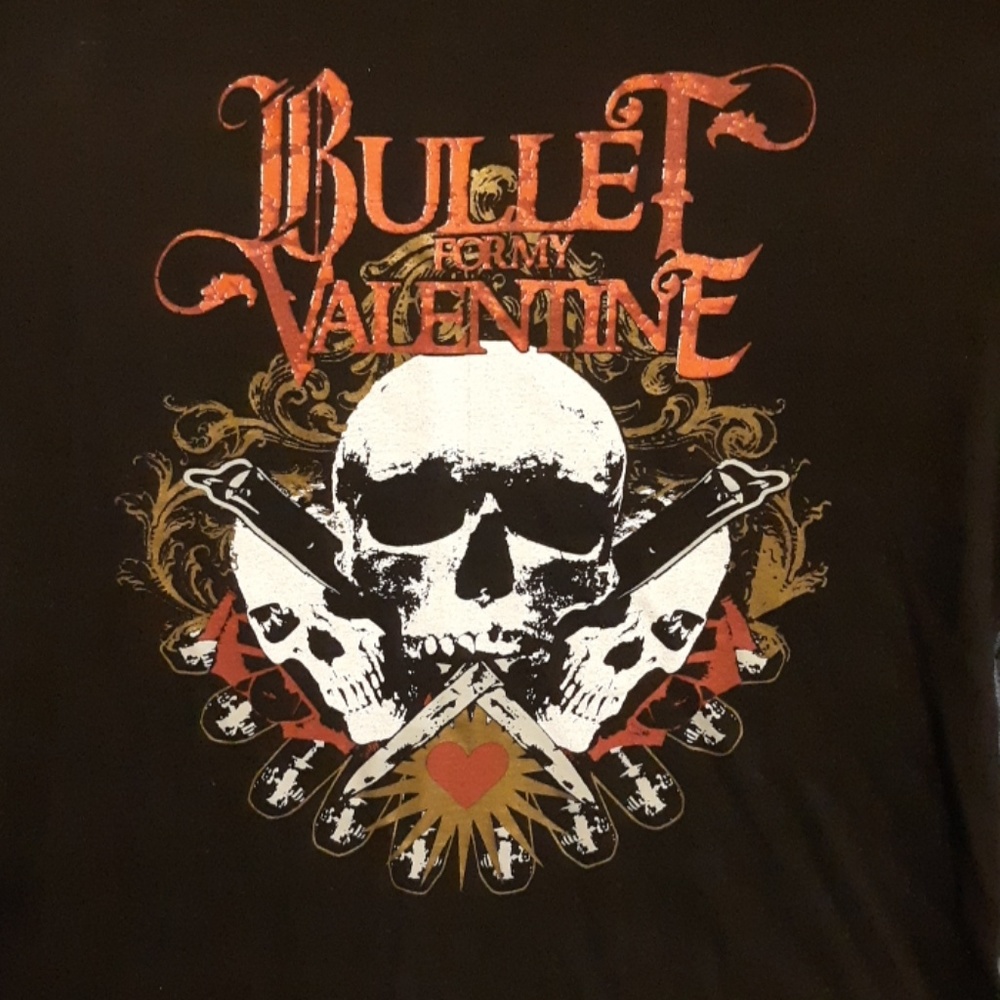 Bullet for my Valentine  Black Shirt Size Medium